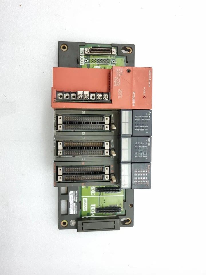 Mitsubishi Melsec A1S61P, A1SX42, A1SX42, A1SY42 & A1S65B Plc Set